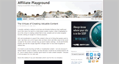 Desktop Screenshot of affiliateplayground.net